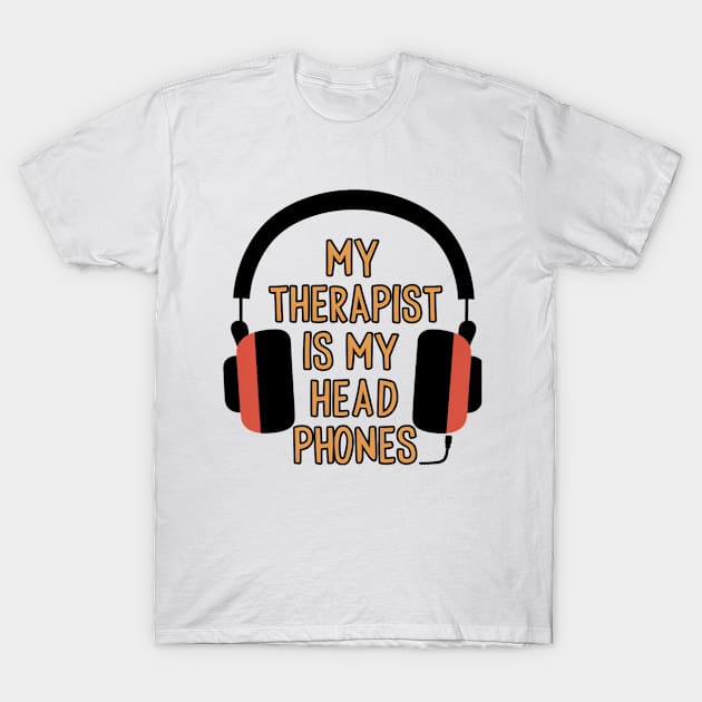 deviant headphone T-Shirt by Deviant Shirts